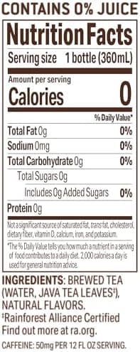 Tejava Black Tea Sampler, 12 ounce (12-Pack) Glass, Unsweetened, Peach, Raspberry and Pineapple-Mango, Ready-to-Drink Premium Iced Tea - Image 4