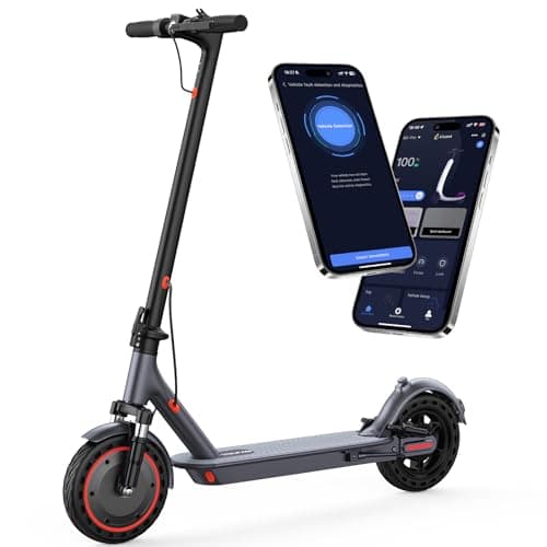 VOLPAM Electric Scooter, 350W/500W, 8.5"/10" Tires, 12/21/28 Miles Range, 16/19/22Mph, Folding E-Scooter with Dual Braking (10''-23Miles-500W-Dual Suspension) - Image 1