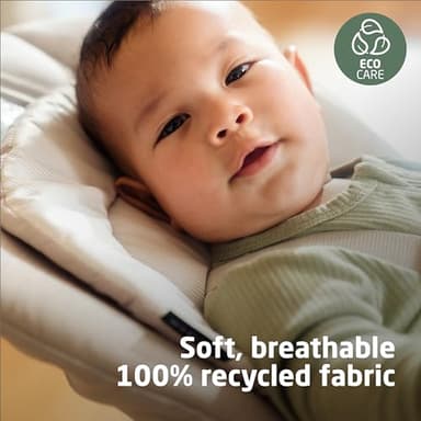 Maxi-Cosi Minla 6-in-1 High Chair for Babies & Toddlers, Portable Foldable Highchair, EcoCare Fabric, 9 Heights, 5 Reclines, 4 Tray Positions, Classic Graphite - Image 4