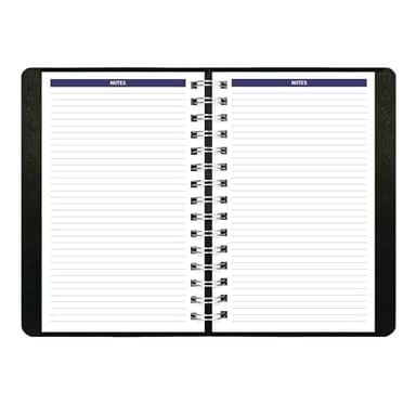 Blueline® 2025 DuraGlobe™ Daily Appointment Book, 12 Months, January to December, Twin-Wire Binding, 8" x 5", Black (C210.21T-25) - Image 4