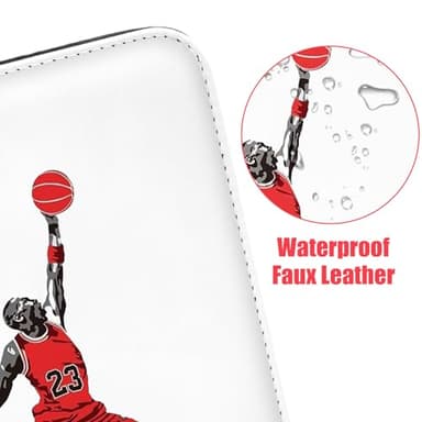 Basketball Card Binder,9 Pocket with 60 Sleeves up to 1080 Cards,Portable Waterproof Storage Book with Removable Clear Sleeves,Compatible with Basketball Cards 2024-2025 - Image 2