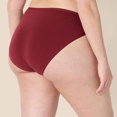 Amazon Essentials Women's Cotton High Leg Brief Underwear (Available in Plus Size), Breathable, Pack of 10, Cool Colors/Warm Shades, X-Large - Image 6
