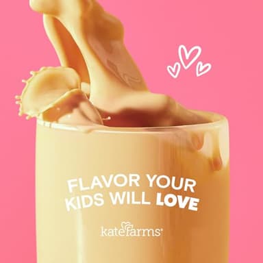 KATE FARMS Organic Kids Nutrition Shake,Strawberry, 8g of protein, 27 Vitamins and Minerals, Meal Replacement Drink, Protein Shake, Gluten Free, Non-GMO, 8.45 Fl oz (Pack of 12) - Image 3