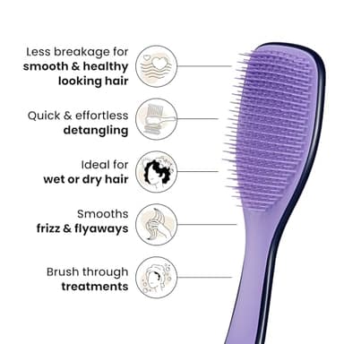 Tangle Teezer Zodiac Ultimate Detangler Hairbrush for Wet & Dry Hair, Eliminates Knots & Reduces Breakage for All Hair Types, Cancer - Image 5