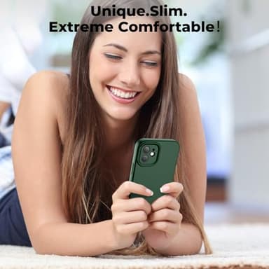 SUPFINE Designed for iPhone 11 Case,Premium Liquid Silicone with [Soft Anti-Scratch Microfiber Lining][Upgraded Camera Protection] Slim Shockproof Phone Case for Men Women Girls,Acacia Green - Image 7