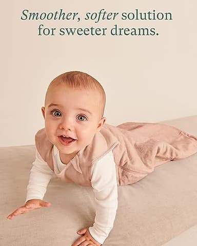 PurComfy Supersoft Sleep Sack 0.5 TOG, Premium Bamboo Viscose Baby Sleeping Bag, Lightweight Sleep Sack 6-15 Months (Sage) - Image 3