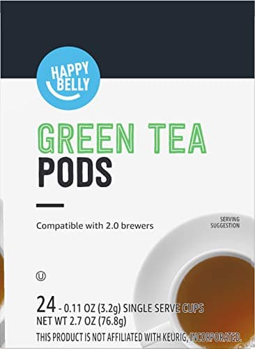 Happy Belly Tea Pods Compatible with 2.0 K-Cup Brewers, Green Tea, 24 Count (Previously Solimo) - Image 3