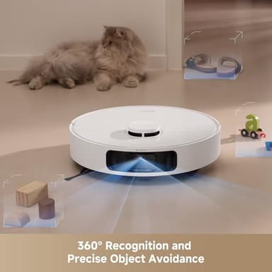MOVA P10 Ultra Robot Vacuum and Mop 8,300Pa Suction 140°F Hot Water Auto Mop Washing & Drying, Dual Spinning Extenable Clean, 10.5mm Lifting for Carpet, 360°Obstacle Avoidance, App Control - Image 9