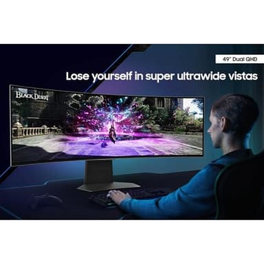 Samsung 49" Odyssey OLED G9 (G95SC) Series Curved Smart Gaming Monitor w QD-OLED, 240Hz, 0.03ms, AMD Freestyle Premium Pro, G-Sync Compatible, Dual QHD, Neo Quantum Processor Pro, LS49CG954SNXZA - Image 6