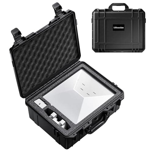 UBeesize Starlink Mini Case, Waterproof Hard Protective Case with Precision Cut Foam for Starlink Mini Satellite Dish and Accessories Storage, Portable Carrying Case for RV Traveling and Camping - Image 1