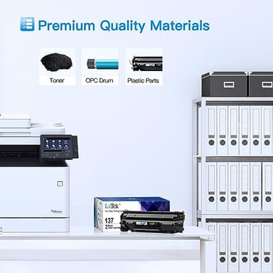 LxTek Compatible Toner Cartridge Replacement for Canon 137 Black Toner Cartridge 137 CRG137 to Use with Imageclass D570 MF232w MF242dw MF240 MF230 MF216n MF236n(2 Pack, 137 Black) - Image 5