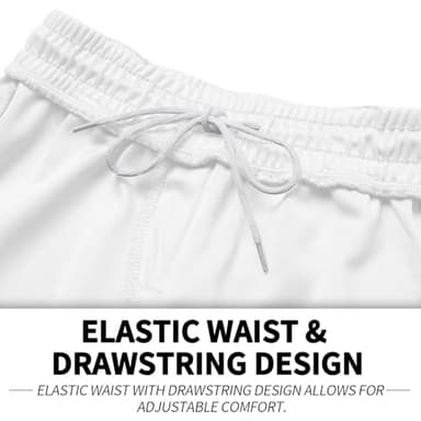 QBK 2T/3T/4T/5T Toddler Baseball Pants Youth Softball Pants Kids Tee Ball Pants for Boy Girl White（White 5T） - Image 4