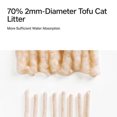 pidan Tofu Cat Litter Clumping,Flushable,Ultra Absorbent and Fast Drying, 100% Natural Ingredients Litter,Solubility in Water,Really Dust-Free,Less Scattering (5.3lb×1bag) - Image 4