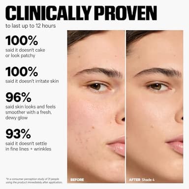 Milk Makeup Hydro Grip Hydrating Gel Skin Tint with Hyaluronic Acid – Buildable Light Coverage for Up to 12 Hours w/Dewy Finish – Non-Comedogenic – 7 Medium w/Neutral Undertones, 1oz - Image 3