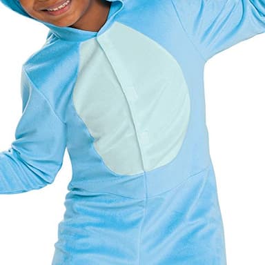 Sobble Pokemon Kids Costume, Official Pokemon Hooded Jumpsuit with Fin, Classic Size Medium (7-8) Multicolored - Image 3