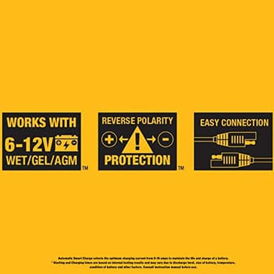 DEWALT DXAEC2 Professional 2-Amp Automotive Battery Charger and Maintainer - Image 6
