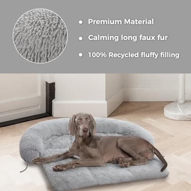 MUTTROS Small Dog Bed, Dog Bed Couch Cover, Washable Calming Dog Bed, Dog Beds for Small Dogs,Perfect for Small, Medium and Large Dogs and Cats - Image 6