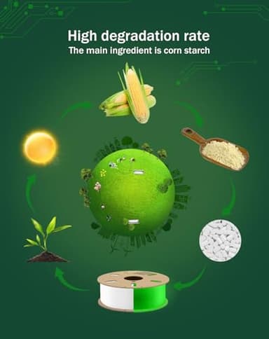 DURAMIC 3D PLA Glow in The Dark Filament 1.75mm 1Kg 2 Pack, 3D Printing Luminous Filament 1.75mm Dimensional Accuracy +/- 0.02 mm, Fit Most FDM 3D Printers - Image 5