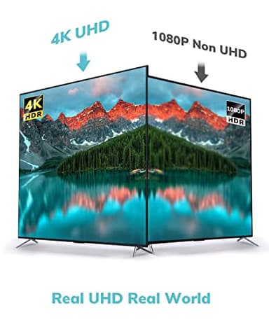 KELink Mini HDMI to HDMI Cable 3.3FT, [Aluminum Shell, Braided] High Speed 4K 60Hz HDMI 2.0 Cord, Compatible with Camera, Camcorder, Tablet and Graphics/Video Card, Laptop, Raspberry Pi Zero W - Image 2