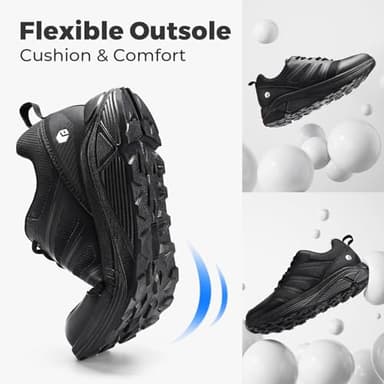 FitVille Extra Wide Sneakers for Men with Wide Toe Box Lightweight Running Shoes for Diabetic Men, Flat Feet, Heel Pain & Plantar Fasciitis Relief - Image 4