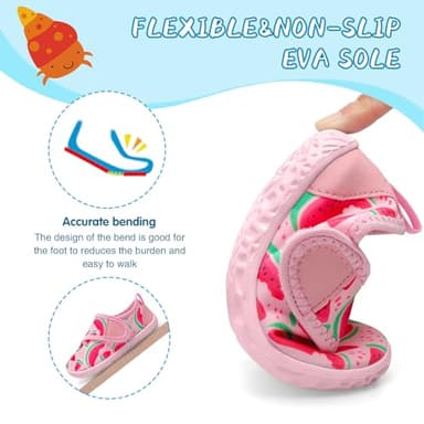 Baby Girl Water Shoes Slip on Wearable Sole Quick Dry Skin Barefoot Walking Shoes Athletic Swim Beach Socks Blue Scales Little Kid 13 - Image 6