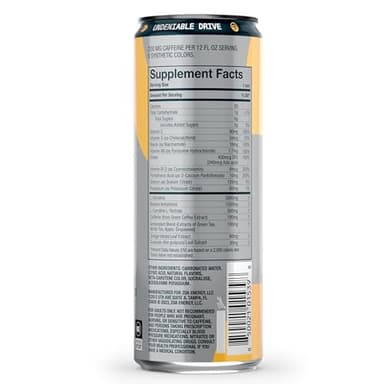 ZOA+ Pre-Workout Energy Drink Supplement - NSF Certified for Sport with Zero Sugar, Nitric Oxide Support, B & D Vitamins, Amino Acids, and Electrolytes (Pineapple Passion Fruit) - 12 pack - Image 4