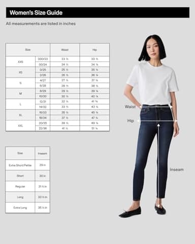 GAP Womens High Rise Legging Jeans, Medium Charlotte, 29 Regular US - Image 9