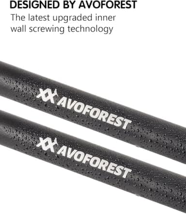 Tarp Poles Heavy Duty Adjustable, AVOFOREST Aviation Aluminum 8.7FT Tent Poles Lengthen and Thicken with Protection Cap Awning Poles Set of 4 for Hiking - Image 6