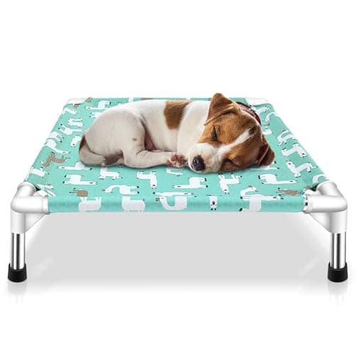 Elevated Dog Bed Pet cot for Small Dogs, Indoor and Outdoor Use for Small Pets - Image 1