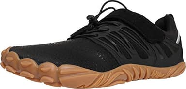 Joomra Womens Trail Running Minimalist Barefoot Shoes Size 10 Walking Arch Support Parkour Wide Gym Trekking Toes Ladies Hiking Barefoot Sneakers Black 41 - Image 2