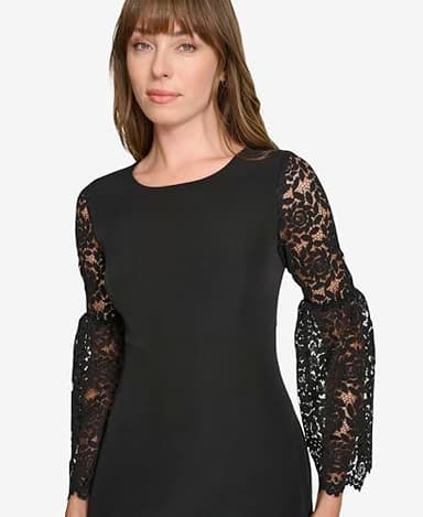 Tommy Hilfiger Women's Dresses Sheath,Black,6 - Image 4