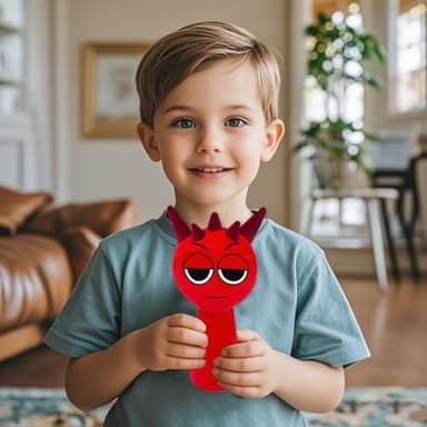 Sprunki Plush Toys, Horror Games Plushies Toy for Fans, Soft Stuffed Animal Pillow Figure Doll Christmas Birthday Gifts for Adult Kids (10 Pcs) - Image 5