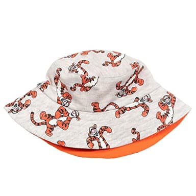 Disney Winnie the Pooh Tigger Newborn Baby Boys Romper and Bucket Sun Hat Orange 3-6 Months - Image 5