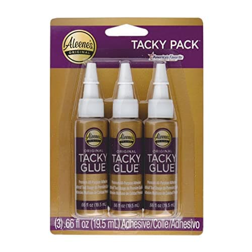 Aleene's Original Tacky Glue, Perfect for Crafts and DIY Projects, Dries Fast and Clear, .66 fl oz 3-Pack - Image 1