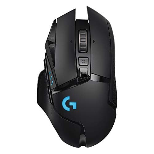 Logitech G502 Lightspeed Wireless Gaming Mouse with Hero 25K Sensor, PowerPlay Compatible, Tunable Weights and Lightsync RGB - Black - Image 1