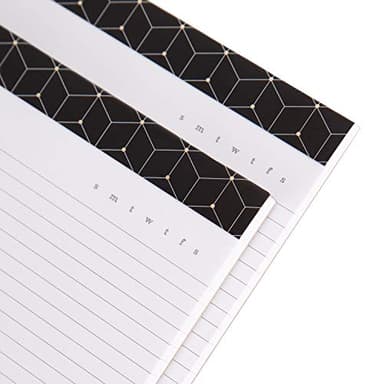 U Brands Fashion Letter Pad Refill, Black, 2 Pack - Image 3
