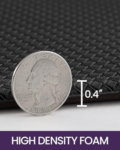 DEXI Kitchen Floor Mats Cushioned Anti Fatigue,17x79,Long Standing Runner Rug Waterproof, Comfort Memory Foam Padded for Front Sink Laundry, Black - Image 4