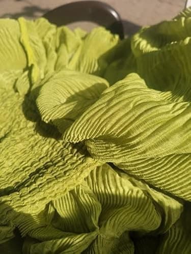 Bell Sleeve Tops for Women Dressy Tops for Evening Wear Lace Blouses for Women (Green,One Size,One Size) - Image 3