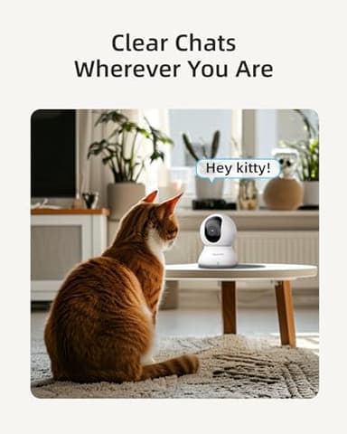 blurams Indoor Security Camera, 5GHz/2.4GHz Dual-Band, 2K PZT Pet Camera with Phone App, 360° Cameras for Home Security, 2-Way Audio, Motion Tracking, Night Vision, Siren, Cloud&SD - Image 5