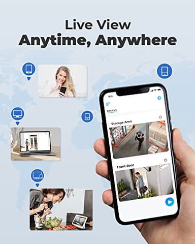 REOLINK 4K PoE Security Camera System Wired, 8pcs 8MP PoE Cameras, Smart Person/Vehicle Detection, 16CH NVR with 4TB HDD, H.265, 24/7 Recording, High Bitrate & Clear Stream, RLK16-800D8 - Image 5