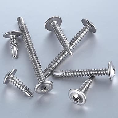 Wensilon（300pcs）#8×3/4”for Sheet Metal Self-Tapping Screws 410 Stainless Steel Truss Head High-Strength Quick Tapping Screws - Image 3