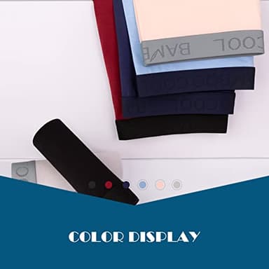 BAMBOO COOL Men's Underwear Boxer Briefs Soft Breathable Performance Underwear for Men 4 Pack(XL) - Image 5