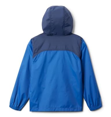 Columbia Youth Boys Glennaker Rain Jacket, Mountain Blue/Collegiate Navy, Medium - Image 2