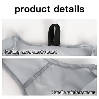 Aricsen 10 Pack Durable Colorful Folding Reusable Grocery Bags Handles Bulk Strong, Recycle Shopping Foldable Lightweight Kitchen Large Washable Pocket Nylon, Polyester Color Cloth Fabric - Image 6