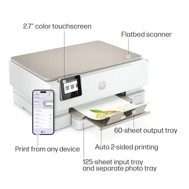 HP Envy Inspire 7255e Wireless Color Inkjet Printer, Print, scan, copy, Easy setup, Mobile printing, Best-for-home, 3 month Instant Ink trial included, AI-enabled (1W2Y9A) - Image 4