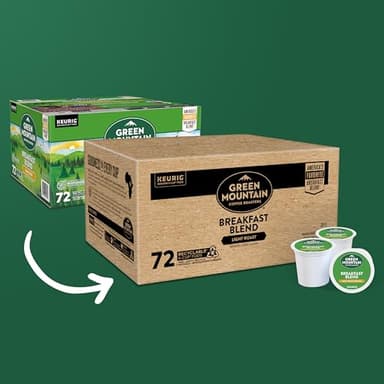Green Mountain Coffee Roasters Breakfast Blend Single-Serve Keurig K-Cup Pods, Light Roast Coffee, 72 Count - Image 14