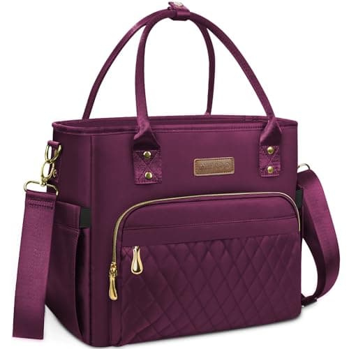 MIYCOO Lunch Bag Lunch Box Women - Leakproof Insulated Lunch Cooler Bag for Women - Large Lunch Tote Bags Adults, Purple - Image 1