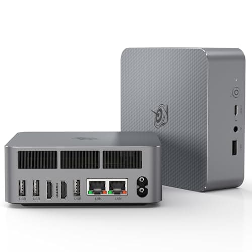 Beelink EQi12 Dual LAN Mini PC, Intel Core 1220P(10C/12T, up to 4.4GHz), 16GB DDR4 RAM 500GB PCIe4.0 SSD, Mini Desktop Computer Support WiFi 6/ BT5.2/ Dual HDMI/Bulit-in 85W Power Supply - Image 1