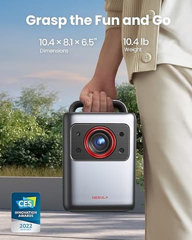 NEBULA Cosmos Laser 4K Projector, 2200 ANSI Lumens, Android TV with Dongle, Autofocus, Auto Keystone Correction, Screen Fit, Home Theater Projector with Wi-Fi & Bluetooth, for Office and Business Use - Image 5