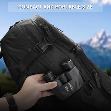 6x25 Compact Binoculars, Mini Pocket Small Portable Size 9.5° Wide Angle Field of View 21mm Large Eyepiece ED Glasses Bak-4 Prism Professional HD for Adults Travel Sports Cruise Birding Opera - Image 6